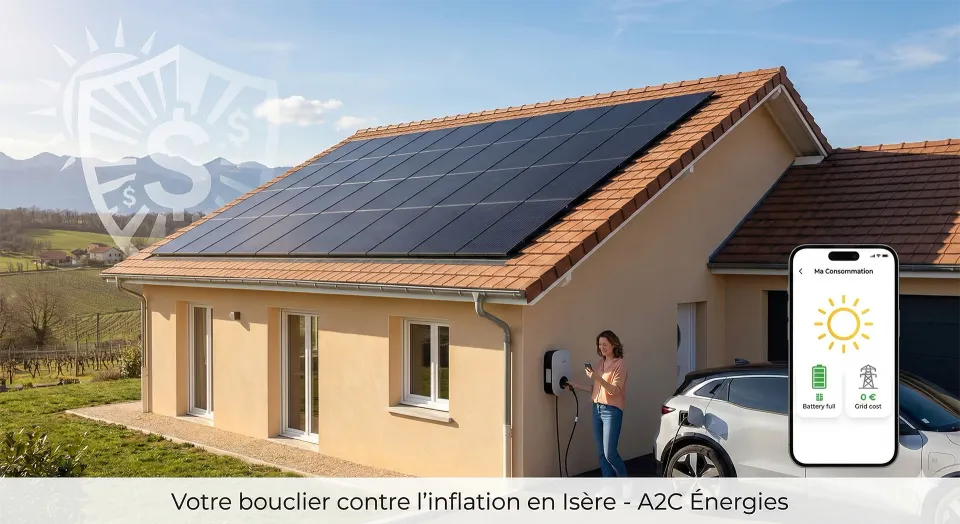 Prix de l’électricité en 2026 : Pourquoi l’autoconsommation est le seul bouclier efficace en Isère