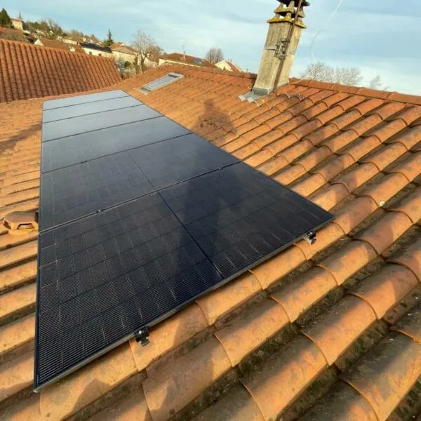 Panneaux photovoltaïque sur un toit