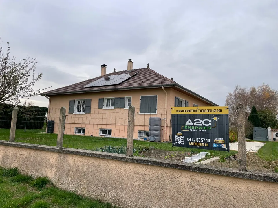Nouvelle installation photovoltaïque à Villeneuve-de-Marc (38)