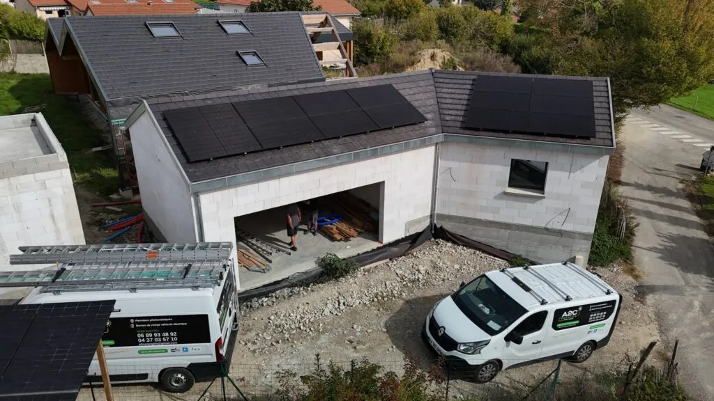 Nouvelle installation photovoltaïque à Meyrié (38)