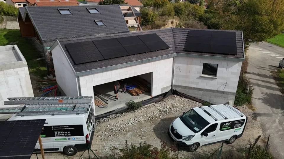 Nouvelle installation photovoltaïque à Meyrié (38)