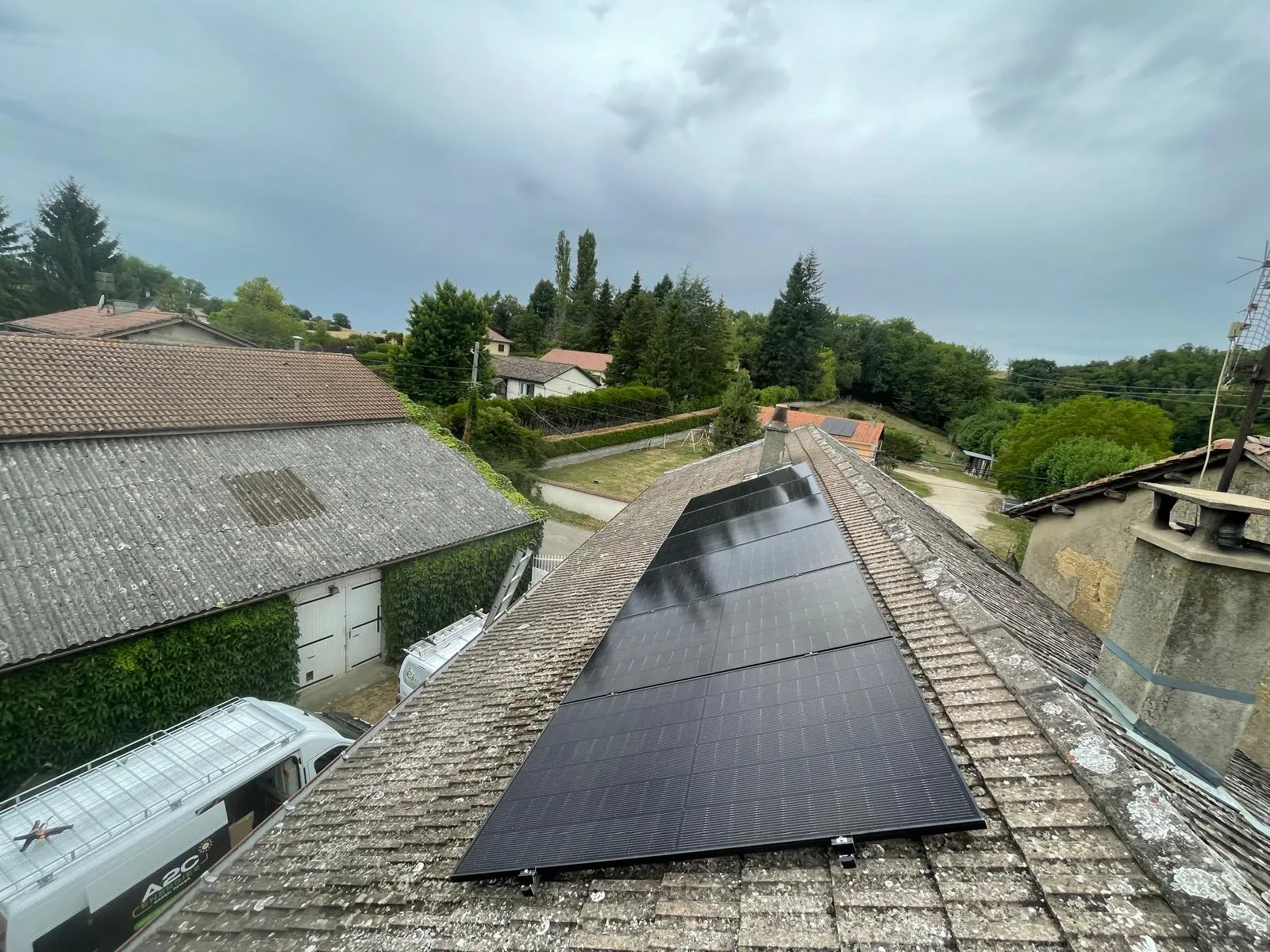Nouvelle installation photovoltaïque à Culin (38)