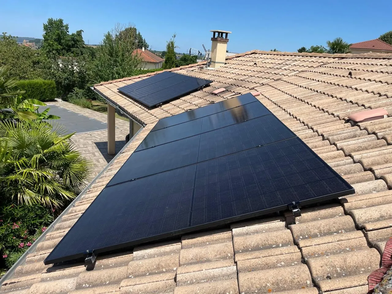 Installation panneaux photovoltaïque à St-Savin (38)