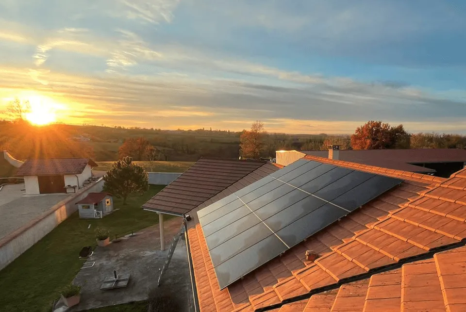 Installation photovoltaïque 9 kWc Triphasé à Succieu (38)