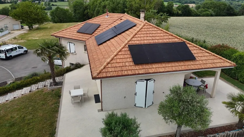 Installation photovoltaïque de 6 kWc à Saint-Agnin-sur-Bion (38)