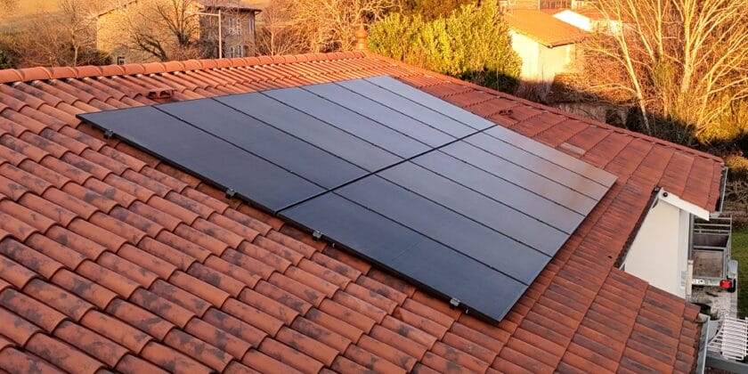Installation photovoltaïque d’une puissance de 7 kWc, sur la commune de Culin (38)