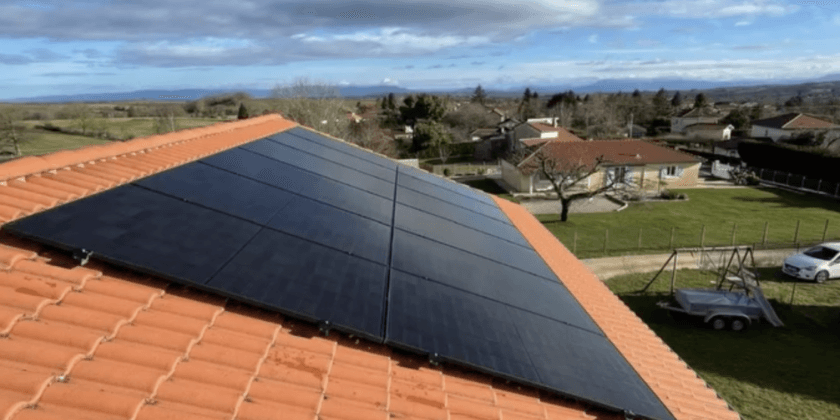 Installation photovoltaïque de 6KWc à Tramolé (38)