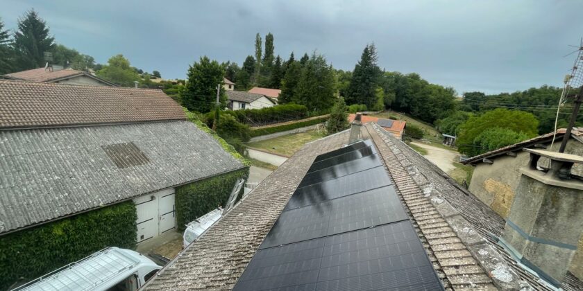 Nouvelle installation photovoltaïque à Culin (38)