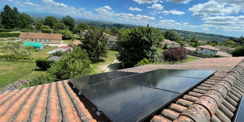 Nouvelle installation photovoltaïque à Maubec (38)