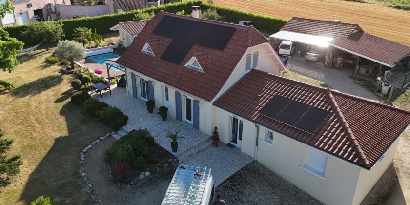 Nouvelle installation photovoltaïque à Saint-Chef (38)