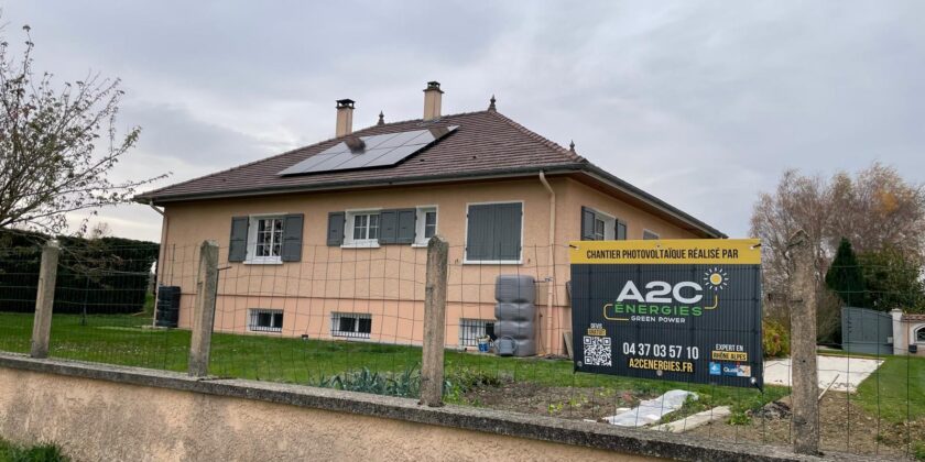 Nouvelle installation photovoltaïque à Villeneuve-de-Marc (38)