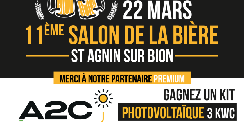 A2C ENERGIES – Sponsor du 11ème Salon de la Bière à St-Agnin sur Bion (38)